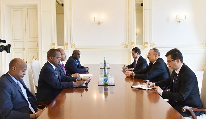 Le président Ilham Aliyev a reçu le ministre djiboutien des Affaires étrangères